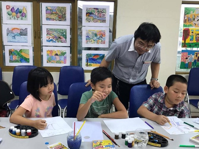 Hoạt động nghệ thuật ngoại khóa dịp hè