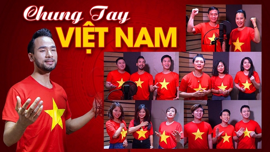 MV “Chung tay Việt Nam”: Tác phẩm cổ vũ tinh thần chống dịch

