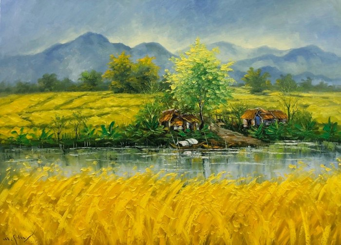 “Cuộc sống quanh ta” trong tranh Nguyễn Minh Sơn
