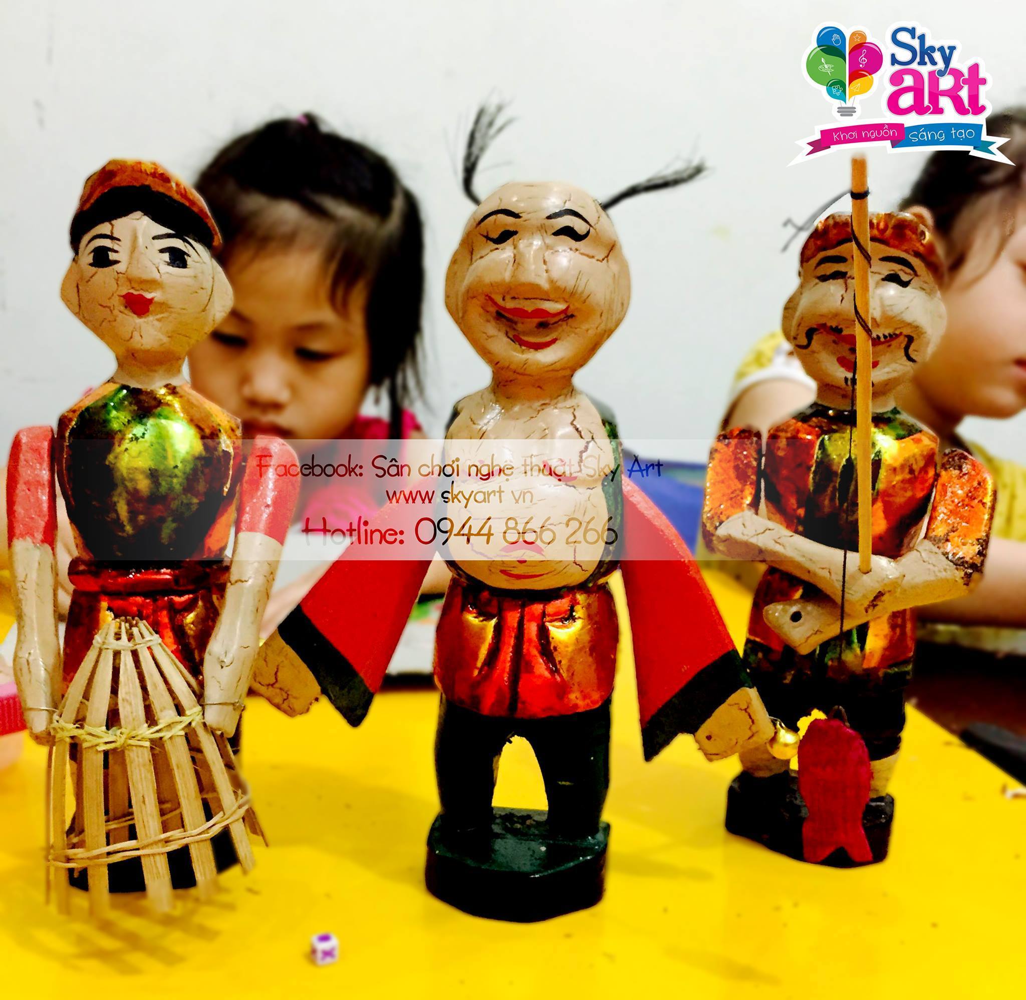 Sáng tạo nhân vật rối nước bằng phương pháp mới